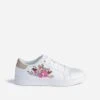 Tennis TEXTO Blanche Brodée Fleurs Roses -Univers Chaussure Magasin WWWERM 10384320038 0