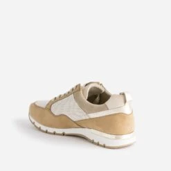 Tennis CAPRICE Camel Et Textile Pailleté 11 Tennis CAPRICE Camel Et Textile Pailleté -Univers Chaussure Magasin WWWERM 10384320048 3