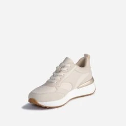 Tennis TEXTO Beige à Détails Vernis -Univers Chaussure Magasin WWWERM 10384320060 2