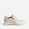 Tennis MARCO TOZZI Beige Et Dorée -Univers Chaussure Magasin WWWERM 10384320141 0