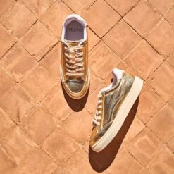 Tennis TEXTO Dorée -Univers Chaussure Magasin WWWERM 10384320154 8