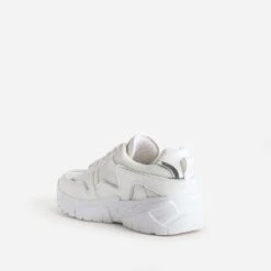 Tennis TEXTO écrue Et Argent à Semelle épaisse -Univers Chaussure Magasin WWWERM 10384320155 3