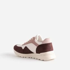 Tennis TEXTO Bordeaux, écru Et Rose -Univers Chaussure Magasin WWWERM 10384320224 3