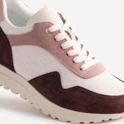 Tennis TEXTO Bordeaux, écru Et Rose -Univers Chaussure Magasin WWWERM 10384320224 5