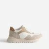 Tennis TEXTO Blanche, Beige Et Camel -Univers Chaussure Magasin WWWERM 10384320231 0