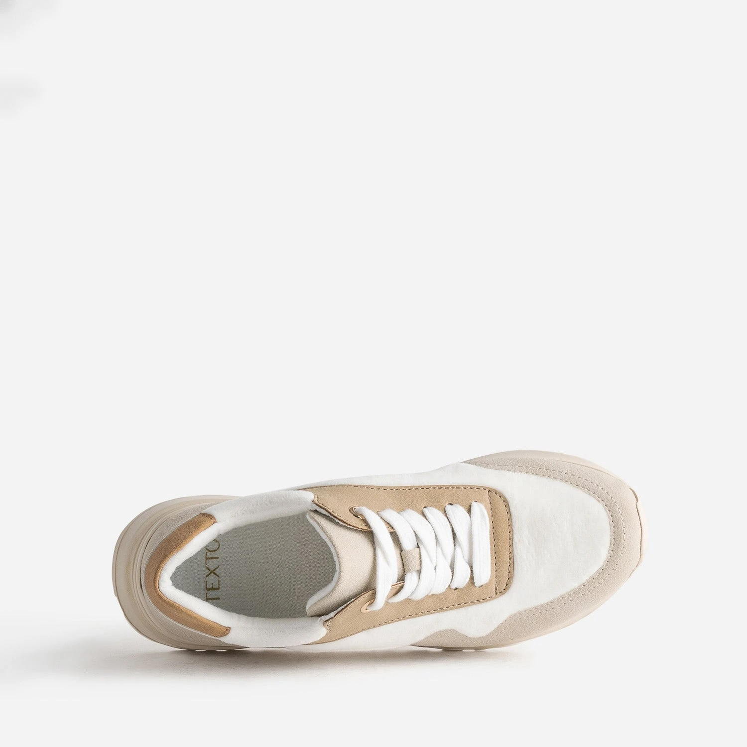 Tennis TEXTO Blanche, Beige Et Camel 7 Tennis TEXTO Blanche, Beige Et Camel – Image 5