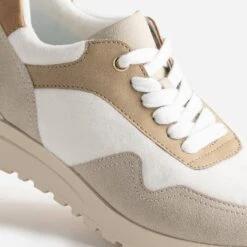 Tennis TEXTO Blanche, Beige Et Camel 13 Tennis TEXTO Blanche, Beige Et Camel -Univers Chaussure Magasin WWWERM 10384320231 5