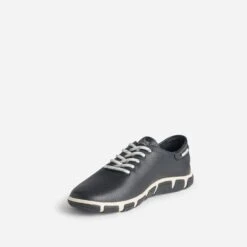 Tennis TBS Bleu Marine En Cuir à Semelle Bicolore -Univers Chaussure Magasin WWWERM 10384320324 2