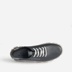 Tennis TBS Bleu Marine En Cuir à Semelle Bicolore -Univers Chaussure Magasin WWWERM 10384320324 4