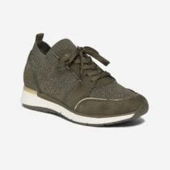 Tennis Kaki Tricotée -Univers Chaussure Magasin WWWERM 10384320694 1