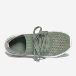 Tennis-chaussette Verte Et Dorée Tricotée éco-conçue -Univers Chaussure Magasin WWWERM 10384320701 4