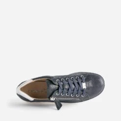 Tennis CAPRICE Marine En Cuir Fantaisie -Univers Chaussure Magasin WWWERM 10384320739 4