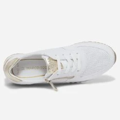 Tennis MARCO TOZZI Blanc Et Argenté -Univers Chaussure Magasin WWWERM 10384320745 4