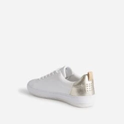 Tennis TBS Blanche Et Or En Cuir -Univers Chaussure Magasin WWWERM 10384320848 3