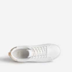 Tennis TBS Blanche Et Or En Cuir -Univers Chaussure Magasin WWWERM 10384320848 4