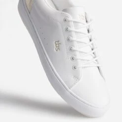 Tennis TBS Blanche Et Or En Cuir -Univers Chaussure Magasin WWWERM 10384320848 5