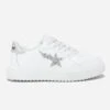 Tennis KAPORAL Blanche à étoile Pailletée Argent -Univers Chaussure Magasin WWWERM 10384320956 0