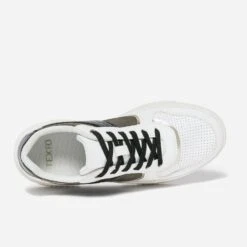 Tennis TEXTO Blanche, Kaki, Noire Et Dorée -Univers Chaussure Magasin WWWERM 10384320969 4