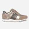 Tennis CAPRICE Beige Et Bronze Bi Matière -Univers Chaussure Magasin WWWERM 10384320974 0