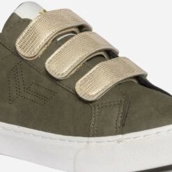 Tennis KAPORAL Kaki à Scratchs Dorés -Univers Chaussure Magasin WWWERM 10384320983 5