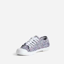 Tennis LE TEMPS DES CERISES Toile Micro Fleurs -Univers Chaussure Magasin WWWERM 10384330222 2