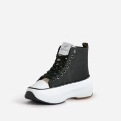 Basket KAPORAL Noire à Plateforme -Univers Chaussure Magasin WWWERM 10384330229 2