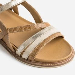 Sandale Camel, Beige Et Doré Vernie 13 Sandale Camel, Beige Et Doré Vernie -Univers Chaussure Magasin WWWERM 10385760108 5