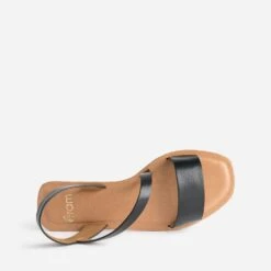 Sandale Noire Plate 11 Sandale Noire Plate -Univers Chaussure Magasin WWWERM 10385760157 4