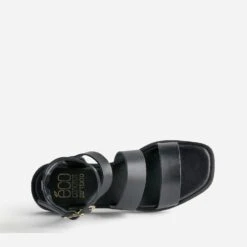 Sandale-spartiate TEXTO Noire éco-conçue 12 Sandale-spartiate TEXTO Noire éco-conçue -Univers Chaussure Magasin WWWERM 10385760203 4