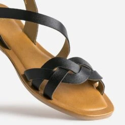 Sandale Noire En Cuir Velours 13 Sandale Noire En Cuir Velours -Univers Chaussure Magasin WWWERM 10385760401 5