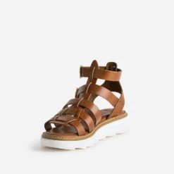 Sandale-spartiate TEXTO Cognac En Cuir 10 Sandale-spartiate TEXTO Cognac En Cuir -Univers Chaussure Magasin WWWERM 10385760456 2