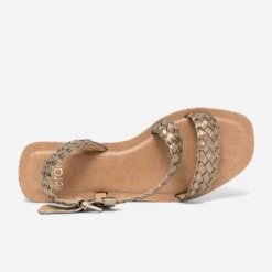 Sandale Bronze à Brides Tressées -Univers Chaussure Magasin WWWERM 10385760904 3