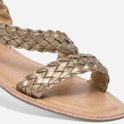 Sandale Bronze à Brides Tressées -Univers Chaussure Magasin WWWERM 10385760904 4