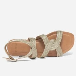 Sandale TEXTO Dorée à Entrelacs -Univers Chaussure Magasin WWWERM 10385761322 3
