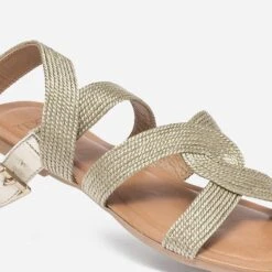 Sandale TEXTO Dorée à Entrelacs -Univers Chaussure Magasin WWWERM 10385761322 4