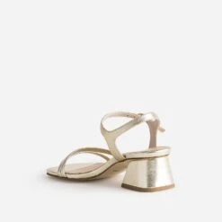 Sandale TEXTO Dorée éco-conçue En Cuir -Univers Chaussure Magasin WWWERM 10386330045 3