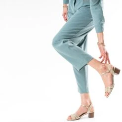 Sandale Dorée éco-conçue à Brides Tressées -Univers Chaussure Magasin WWWERM 10386330519 10