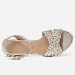 Sandale Dorée éco-conçue à Brides Tressées -Univers Chaussure Magasin WWWERM 10386330519 4