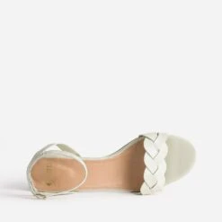 Sandale En Cuir Blanc Cassé -Univers Chaussure Magasin WWWERM 10386330557 4