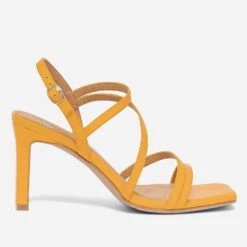 Sandale TEXTO Jaune à Talon
