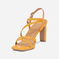 Sandale TEXTO Jaune à Talon -Univers Chaussure Magasin WWWERM 10386340064 2