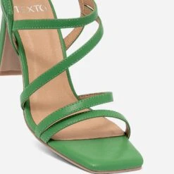 Sandale TEXTO Verte à Talon 13 Sandale TEXTO Verte à Talon -Univers Chaussure Magasin WWWERM 10386340065 4