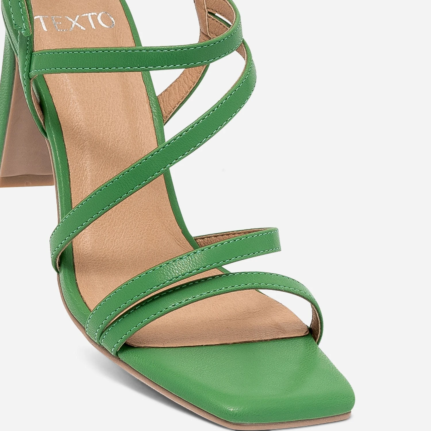 Sandale TEXTO Verte à Talon 8 Sandale TEXTO Verte à Talon – Image 6