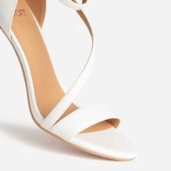 Sandale TEXTO Blanche à Talon Fin -Univers Chaussure Magasin WWWERM 10386340087 5