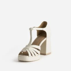 Sandale Beige à Talon -Univers Chaussure Magasin WWWERM 10386340110 2