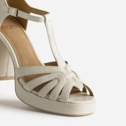 Sandale Beige à Talon -Univers Chaussure Magasin WWWERM 10386340110 5