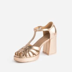 Sandale Cuivrée à Talon -Univers Chaussure Magasin WWWERM 10386340111 3