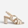 Sandale à Talon Beige En Cuir -Univers Chaussure Magasin WWWERM 10386340114 0