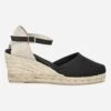 Espadrille Compensée En Toile -Univers Chaussure Magasin WWWERM 10386420009 0
