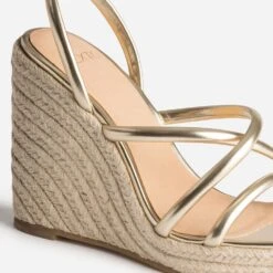 Sandale Compensée TEXTO Dorée -Univers Chaussure Magasin WWWERM 10386420029 5